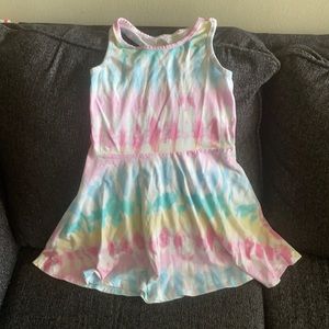 Tie die sleeveless dress